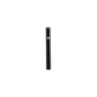 Dünn heizen Sie wieder aufladbare CBD-Batterie-Unterseite gravierte Logo Vape Pen vor