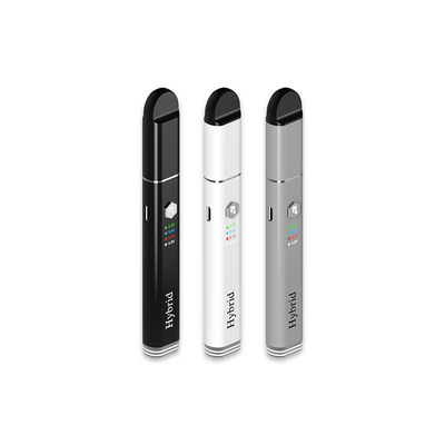 Heizen Sie Konzentratwachszerstäuberstift hybride Cbd-Quarz-Spule 650Mah vor
