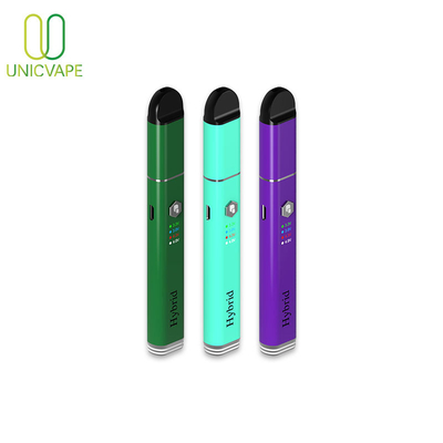 Das 510 Faden-Konzentrat-Zerstäuber Pen Cbd Oil Dab Rig 3.8V 15s heizen vor