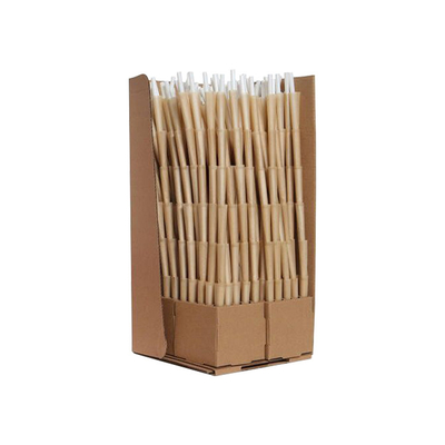 Kundengebundene 109mm vor gerollte Kegel trocknen Kraut-Reis-Papier mit Brown