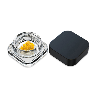 Kleines Wachs-konzentrieren Glasklecks-Gläser Nahrungsmittelgrad des Behälter-5ml 7ml 10ml